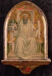 Pyhä Romuald (k.1027) (tempera paneelille)